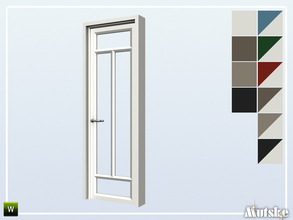 Sims 4 — Hook Door Glass 1x1 by Mutske — This door is part of the Hook Constructionset. Made by Mutske@TSR. 