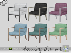 Sims 4 — Study Lumi Desk Chair by BuffSumm — Part of the *Study Lumi Set* Created by BuffSumm @ TSR
