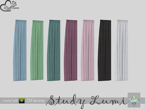 Sims 4 — Study Lumi Curtain Outer Right by BuffSumm — Part of the *Study Lumi Set* Created by BuffSumm @ TSR