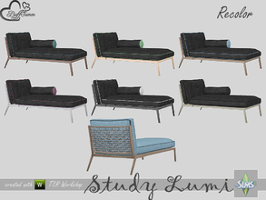 Sims 4 — [Recolor] Study Lumi Loveseat by BuffSumm — Recolor only! Mesh needed: BuffSumm Study Lumi Part of the *Study