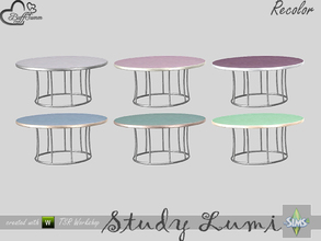Sims 4 — [Recolor] Study Lumi Endtable by BuffSumm — Recolor only! Mesh needed: BuffSumm Study Lumi Part of the *Study