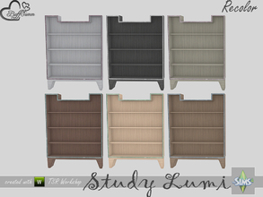 Sims 4 — [Recolor] Study Lumi Shelf by BuffSumm — Recolor only! Mesh needed: BuffSumm Study Lumi Part of the *Study Lumi