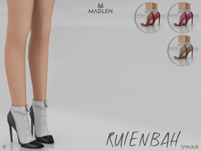 Sims 4 — Madlen Rulenbah Shoes by MJ95 — Mesh modifying: Not allowed. Recolouring: Allowed. (Please add original link in