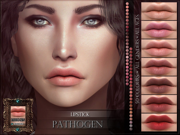 Sims 4 — Pathogen Lipstick by RemusSirion — Pathogen Lipstick for the Sims 4 Preview picture was done with HQ mod. Works