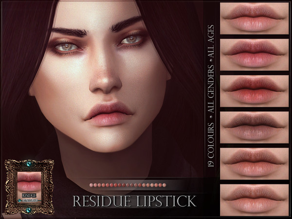 Sims 4 — Residue Lipstick by RemusSirion — Residue Lipstick for the Sims 4 update 2023-03-18: enabled for infants Preview