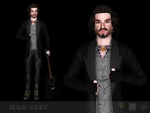 Sims 3 — Bad suit by Shushilda2 — Costume for clip Green-eyed taxi https://youtu.be/s2X7htZZlec