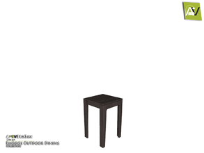Sims 4 — Rhodos End Table by ArtVitalex — - Rhodos End Table - ArtVitalex@TSR, Sep 2018