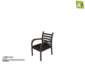 Sims 4 — Rhodos Dining Chair by ArtVitalex — - Rhodos Dining Chair - ArtVitalex@TSR, Sep 2018