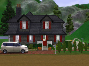 Sims 3 — Lilas Cottage by sgK452 — House of character for a couple with a child and a dog. Rooms on the first floor. Open