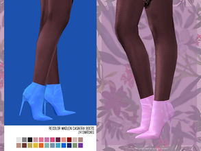 Sims 4 — helgatisha Recolor Madlen Casarea Boots - mesh needed by HelgaTisha — 24 swatches You NEED to download the mesh