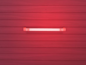 Sims 4 — Neon Tube Lights - Red by Sapphyra2 — Recolor of base game lights into neon lights.