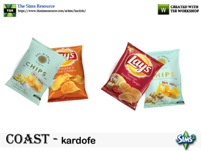 Sims 3 — kardofe_Coast_Chips by kardofe — Potato chips, the best appetizer for the beach, two different options