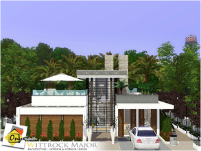 Sims 3 — Wittrock Major by Onyxium — On the first floor: Living Room | Dining Room | Kitchen | Bathroom | Adult Bedroom |