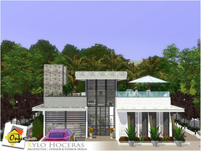 Sims 3 — Xylo Hoceras by Onyxium — On the first floor: Living Room | Dining Room | Kitchen | Bathroom | Adult Bedroom |