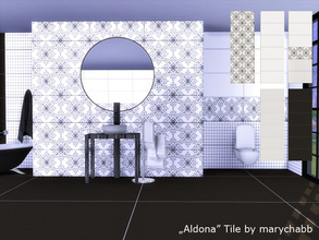 Sims 4 — Aldona - tile by marychabb — Kategory : Tile Walls : 5 colors
