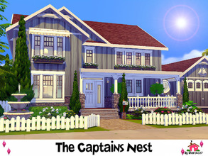 Sims 4 — The Captains Nest by sharon337 — The Captains Nest is a Family Home built on a 40 x 30 lot. Value $187,699 It