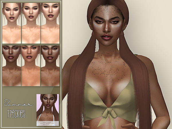 Sims 4 — IMF Summer Freckles N.05 by IzzieMcFire — Summer Freckles N.05 contains 6 colors for all ages and genders.