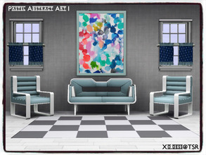 Sims 3 — Dess_Pastel Abstract Art. I* by Xodess — This is a single file painting and is part of my 'PASTEL DECOR' set. In