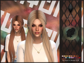 Sims 4 — Nightcrawler-Latte by Nightcrawler_Sims — NEW HAIR MESH T/E Smooth bone assignment All lods 22colors Doesn't