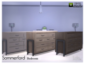 Sims 4 — Sommerford Bedroom Dresser by Lulu265 — Sommerford Bedroom Dresser