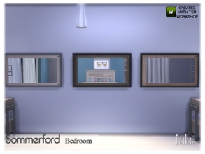 Sims 4 — Sommerford Bedroom Mirror by Lulu265 — Sommerford Bedroom Mirror