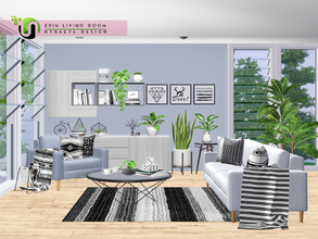 Sims 3 — Erin Living Room by NynaeveDesign — It's time to give your sim's living room a refresh. Whether you're going for