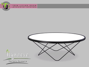 Sims 3 — Erin Coffee Table by NynaeveDesign — Erin Living Room - Coffee Table Located in: Surfaces - Coffee Tables Price: