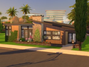 Sims 4 — Wherever You Want by Alibrandi2 — 'Wherever you want' is an industrial-style house, but thanks to plants and