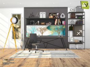 Sims 4 — Karla Office by ArtVitalex — - Karla Office - ArtVitalex@TSR, Sep 2018 - All objects three has a different