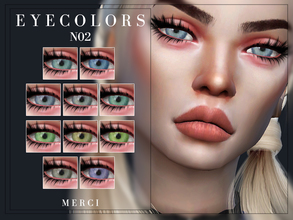 Sims 4 — Eyecolors N02 by -Merci- — New Eyecolors for Sims4. Face Paint Category. All ages. Unisex. 10 Colours. Have FUN!