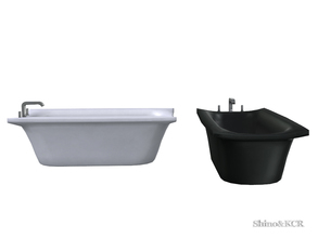 Sims 4 — Bathroom Liz - Bath Tub by ShinoKCR — Sleek amd modern Bathroom Furniture fixed for Island Living