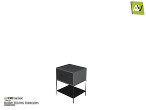 Sims 3 — Irony End Table by ArtVitalex — - Irony End Table - ArtVitalex@TSR, Oct 2018