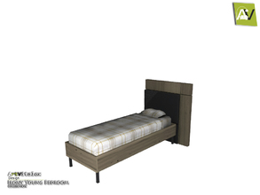 Sims 3 — Irony Bed by ArtVitalex — - Irony Bed - ArtVitalex@TSR, Oct 2018