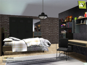 Sims 3 — Irony Young Bedroom by ArtVitalex — - Irony Young Bedroom - ArtVitalex@TSR, Oct 2018 - All objects are