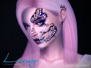Sims 4 — DARK BUTTERFLY MAKEUP by LuxySims3 — Hey! Luxy updating! New makeup for females and males :D 1 Swatch [BLUSH