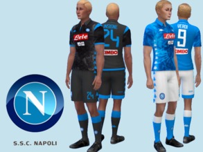 Sims 4 — SSC Napoli Kit 2018/19 fitness needed by RJG811 — SSC Napoli Kit 2018/19 Jerseys -Simone Verdi, Lorenzo Insigne,