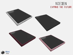 Sims 4 — NEIDEN Notebook Tablet by RightHearted — Bended version of the Incredible Surface Notebook. Enrich your style