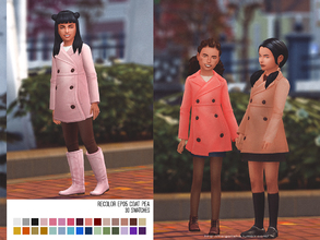 Sims 4 — helgatisha Recolor EP05 Coat Pea - child by HelgaTisha — 30 swatches Requires Seasons custom thumbnail
