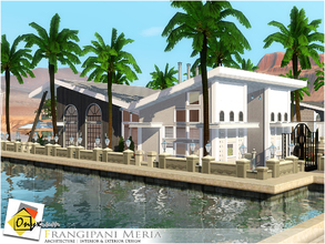 Sims 3 — Frangipani Meria by Onyxium — On the first floor: Living Room | Dining Room | Kitchen | Adult Bedroom | Bathroom