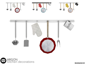Sims 4 — Argon Kitchen Hanger by wondymoon — - Argon Kitchen - Kitchen Hanger - Wondymoon|TSR - Creations'2018
