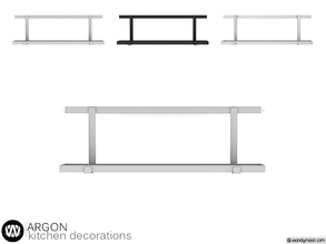 Sims 4 — Argon Hanging Shelf by wondymoon — - Argon Kitchen - Hanging Shelf - Wondymoon|TSR - Creations'2018
