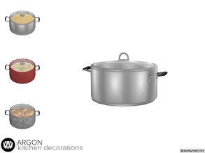 Sims 4 — Argon Pot by wondymoon — - Argon Kitchen - Pot - Wondymoon|TSR - Creations'2018