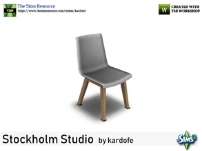 Sims 3 — kardofe_Stockholm Studio_Chair by kardofe — Nordic design wooden chair
