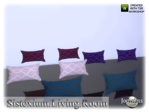 Sims 4 — sistexium living  cushion sofa by jomsims — sistexium living cushion sofa