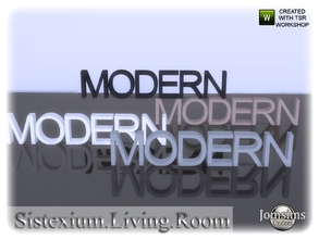 Sims 4 — sistexium living modern deco by jomsims — sistexium living modern deco