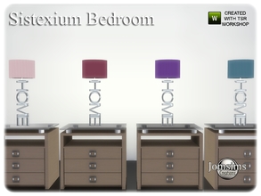 Sims 4 — sistexium bedroom table lamp by jomsims — sistexium bedroom table lamp