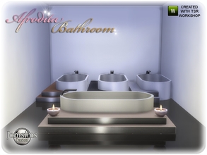 Sims 4 — afrodita bathroom bathtub by jomsims — afrodita bathroom bathtub