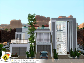 Sims 3 — Aech Mophylum by Onyxium — On the first floor: Living Room | Dining Room | Kitchen | Bathroom | Garage On the