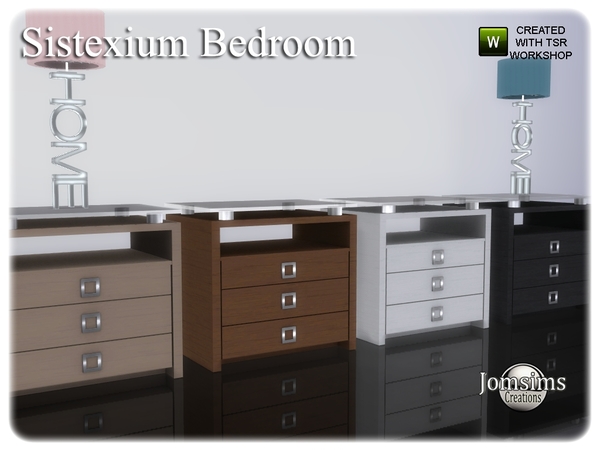 Sims 4 — sistexium bedroom end table by jomsims — sistexium bedroom end table