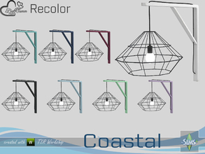 Sims 4 — Coastal Living Wall Lamp Recolor by BuffSumm — Part of the *Coastal Living Set* Created by BuffSumm @ TSR